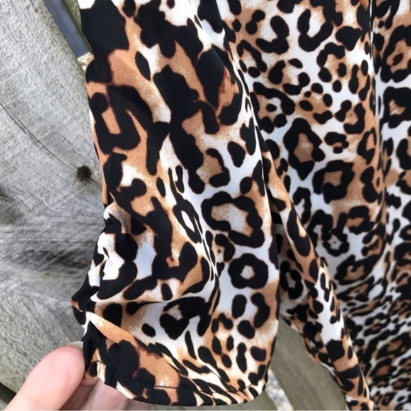 Talbots Leopard print tunic top - Picture 5 of 5